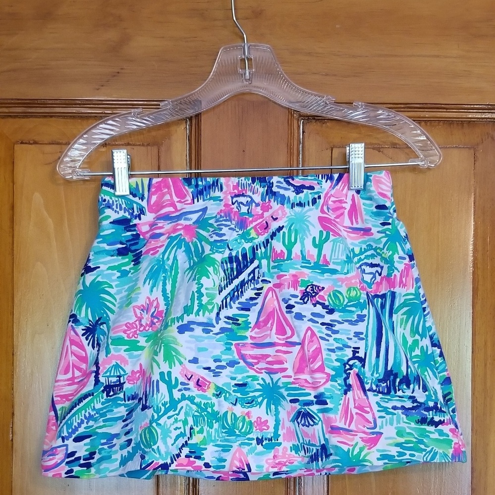 Lilly Pulitzer Madison Skort "Salt In The Air" NWT